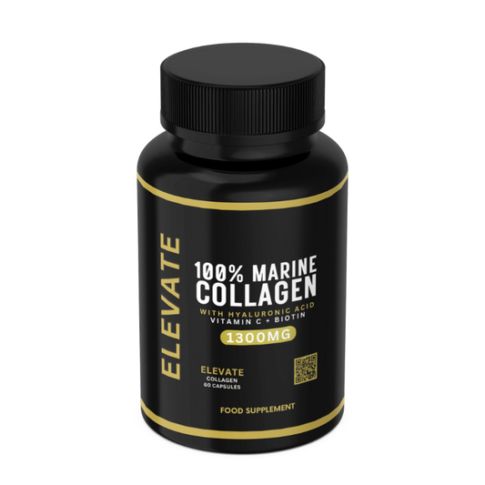 100% MARINE COLLAGEN WITH HYALURONIC ACID, VITAMIN C + BIOTIN (30 SERVINGS)